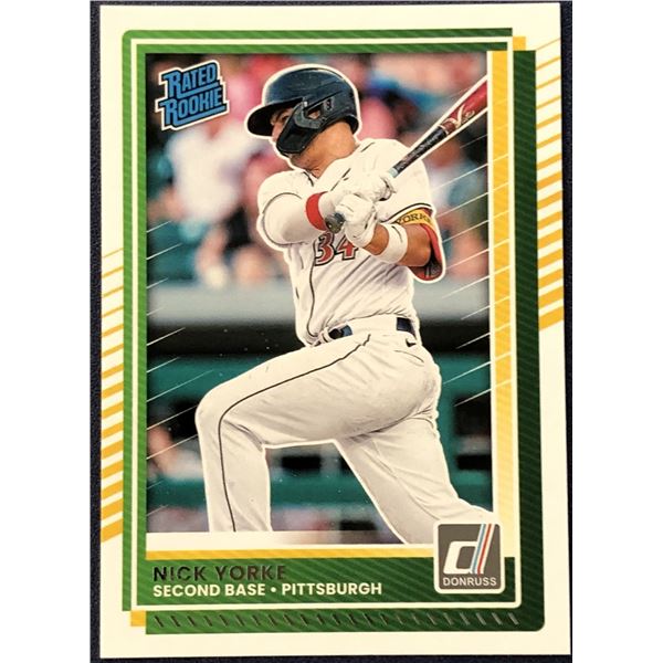 2025 DONRUSS BASEBALL NICK YORKE ROOKIE CARD
