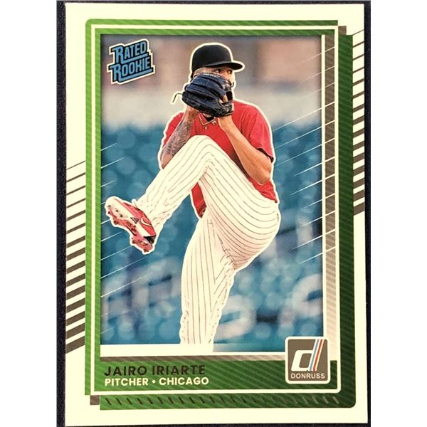 2025 DONRUSS JAIRO IRIARTE ROOKIE CARD