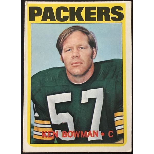 1972 TOPPS KEN BOWMAN