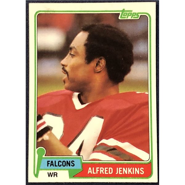 1981 TOPPS NFL FOOTBALL ALFRED JENKINS