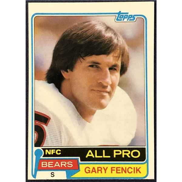 1981 TOPPS NFL FOOTBALL GARY FENCIK