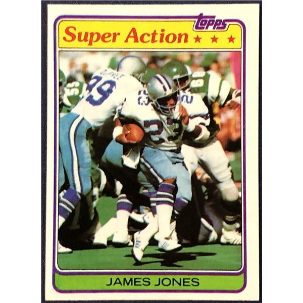 1981 TOPPS NFL FOOTBALL JAMES JONES