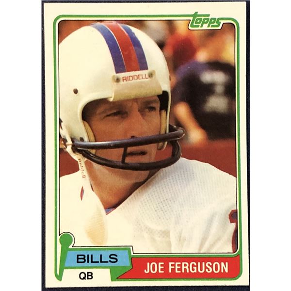 1981 TOPPS NFL FOOTBALL JOE FERGUSON