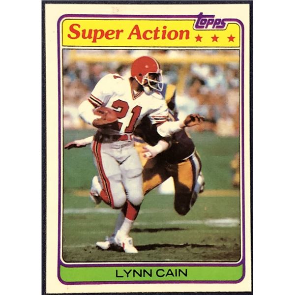 1981 TOPPS NFL FOOTBALL LYNN CAIN