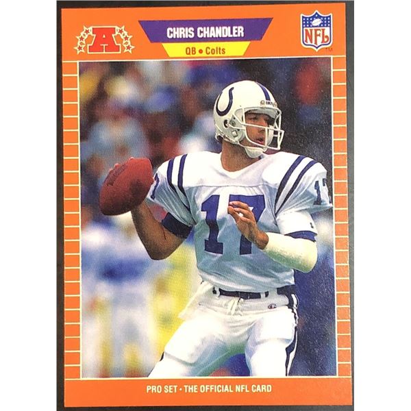1989 PRO-SET CHRIS CHANDLER ROOKIE CARD