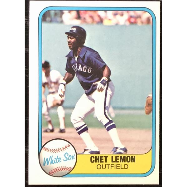 1981 FLEER CHET LEMON