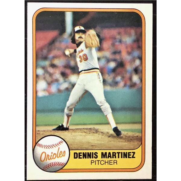 1981 FLEER DENNIS MARTINEZ