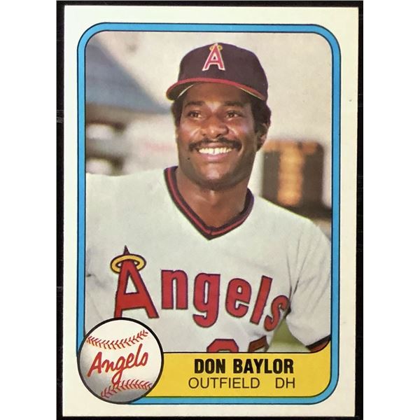 1981 FLEER DON BAYLOR