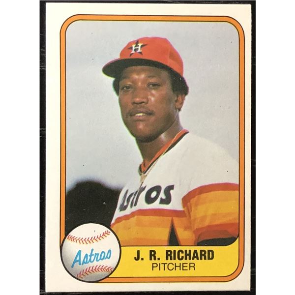 1981 FLEER J.R. RICHARD