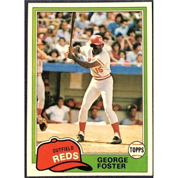 1981 TOPPS GEORGE FOSTER