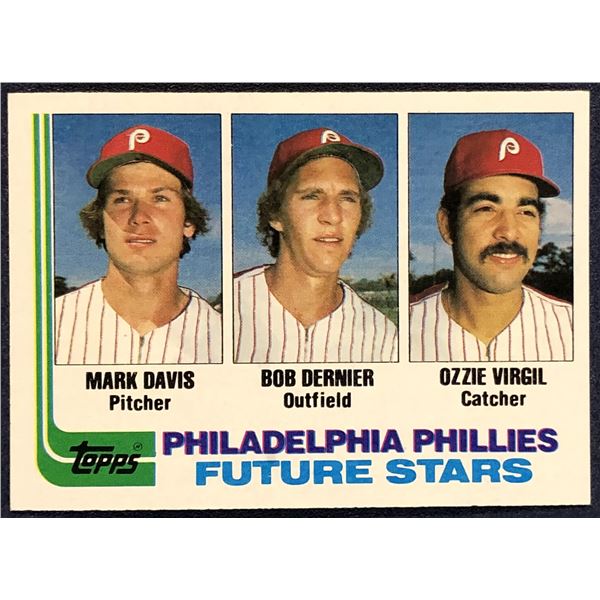 1982 TOPPS BASEBALL BOB DERNIER ROOKIE CARD