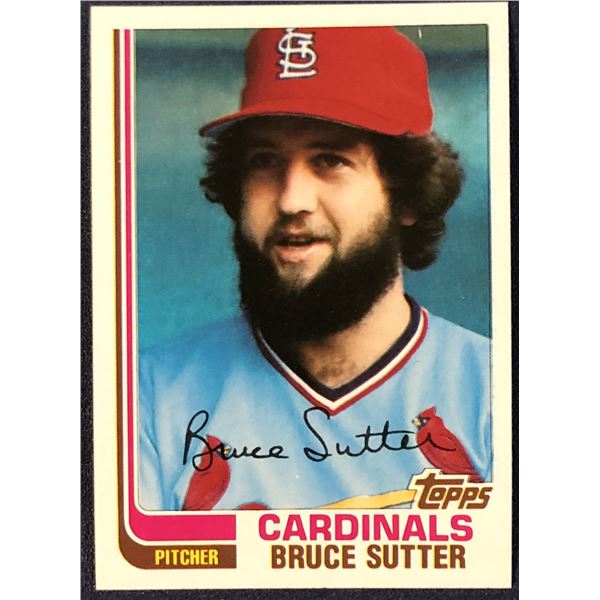 1982 TOPPS BASEBALL BRUCE SUTTER (HOF)
