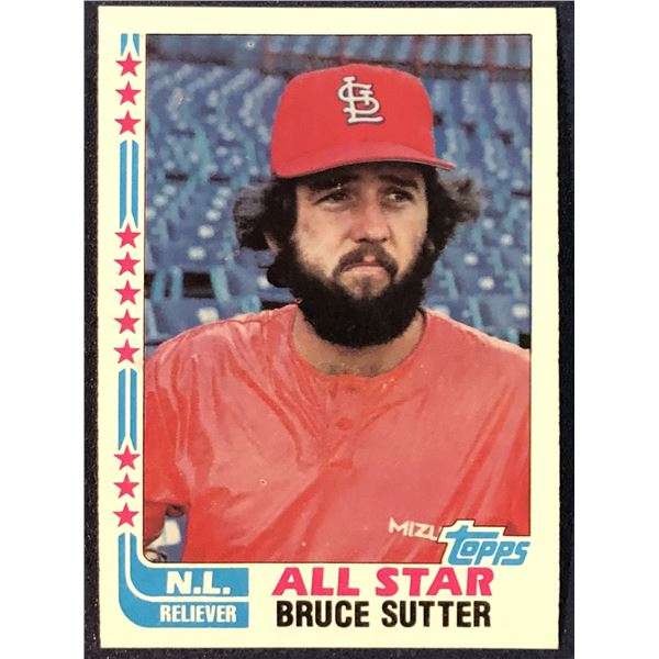 1982 TOPPS BASEBALL BRUCE SUTTER (HOF)