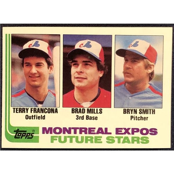 1982 TOPPS BASEBALL BRYN SMITH ROOKIE CARD