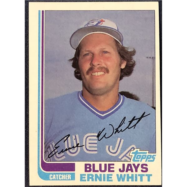 1982 TOPPS BASEBALL ERNIE WHITT
