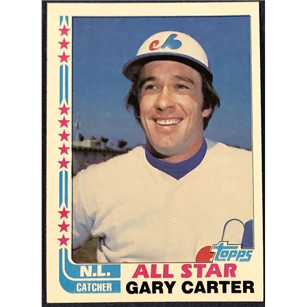 1982 TOPPS BASEBALL GARY CARTER (HOF)