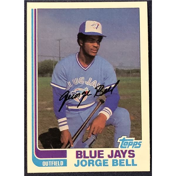 1982 TOPPS BASEBALL GEORGE BELL ROOKIE CARD
