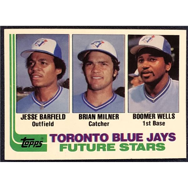 1982 TOPPS BASEBALL JESSE BARFIELD ROOKIE CARD