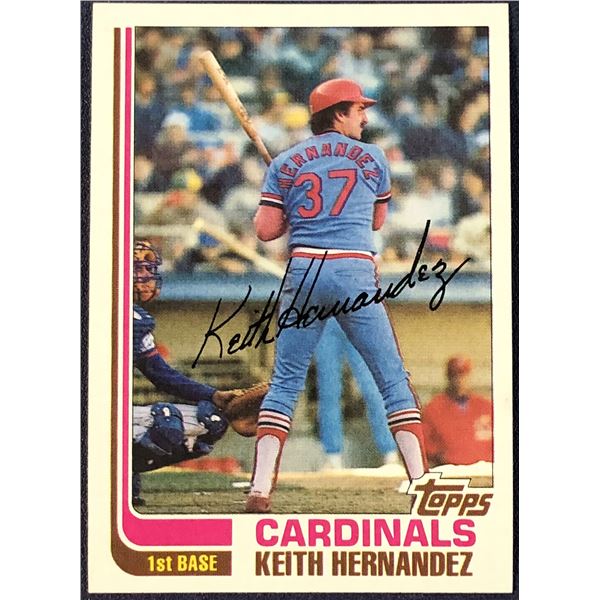 1982 TOPPS BASEBALL KEITH HERNANDEZ