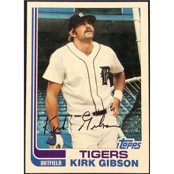 1982 TOPPS BASEBALL KIRK GIBSON