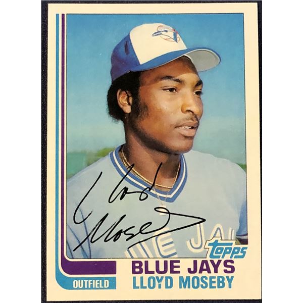 1982 TOPPS BASEBALL LLOYD MOSEBY