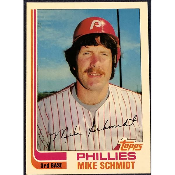 1982 TOPPS BASEBALL MIKE SCHMIDT (HOF)