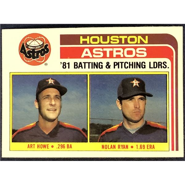 1982 TOPPS BASEBALL NOLAN RYAN (HOF)