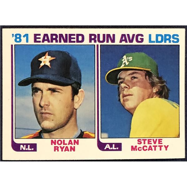 1982 TOPPS BASEBALL NOLAN RYAN (HOF)