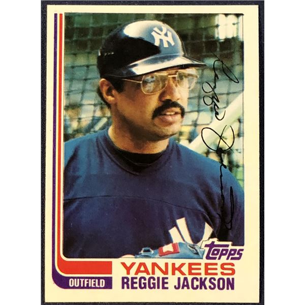 1982 TOPPS BASEBALL REGGIE JACKSON (HOF)