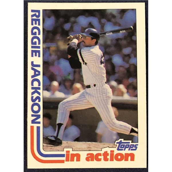 1982 TOPPS BASEBALL REGGIE JACKSON (HOF)