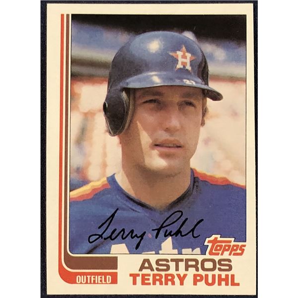 1982 TOPPS BASEBALL TERRY PUHL