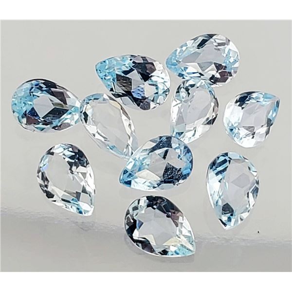 Aquamarine Parcel (6.25 ct total, 7×5 mm)
