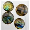 Image 2 : Canadian Labradorite Parcel (17.20 ct total, 17–20 mm)