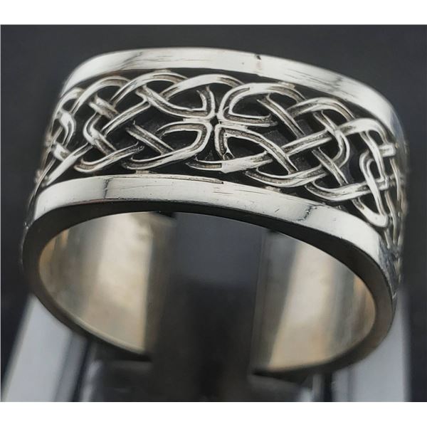 Handmade Cast Celtic Ring (Size 10)