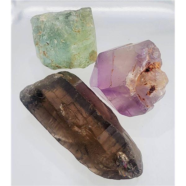 Natural Crystal Specimen Trio (98.5 ct total)