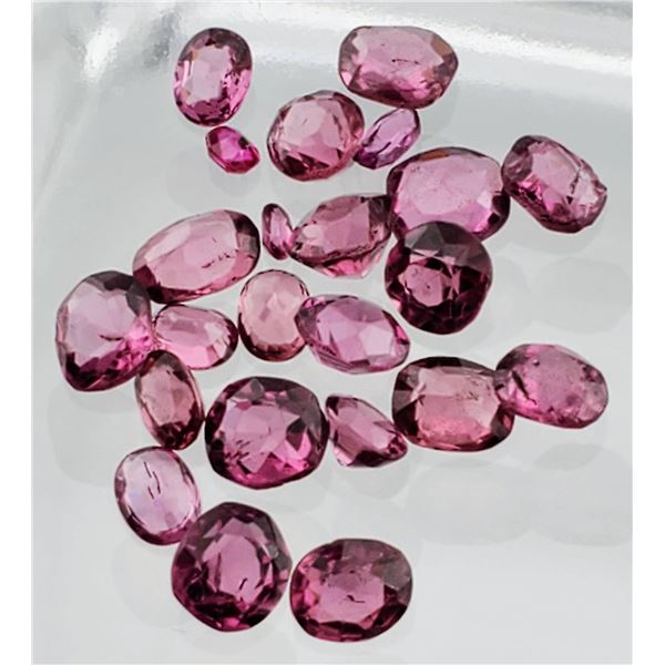 Pyrope Garnet Parcel (12.25 ct total, ~5.5 mm)
