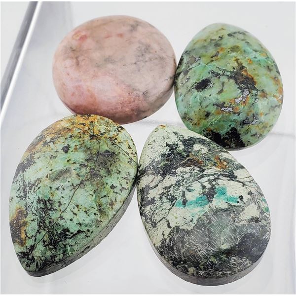 African Turquoise Parcel (240.15 ct total, ~37.5×25 mm to 30 mm)