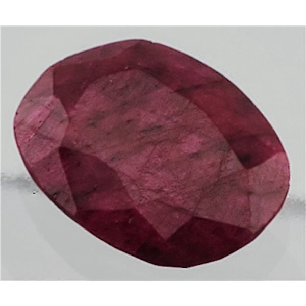 Faceted Oval Ruby (23 ct, 22×17 mm)
