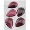 Image 1 : Pear Shape Garnet Cabochon Parcel (27.9 ct total, 14×10 mm)