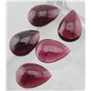 Image 2 : Pear Shape Garnet Cabochon Parcel (27.9 ct total, 14×10 mm)