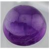 Image 1 : Round Amethyst Cabochon (10.9 ct, 14 mm)
