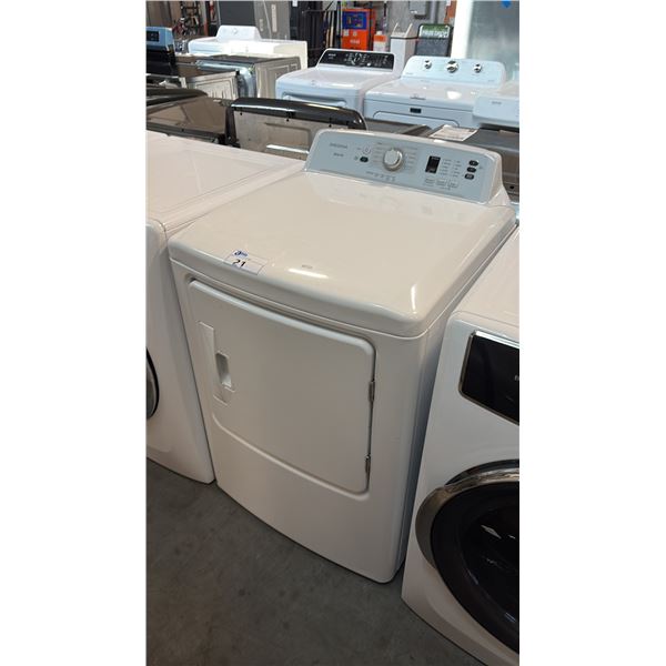 INSIGNIA NS-FDRE67WH8A-C 27-INCH ELECTRIC DRYER, 6.7 CU. FT., MOISTURE SENSING, WHITE