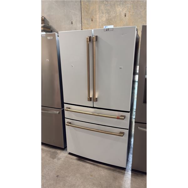 GE CAFE CJE23DP4WBW2 FRENCH DOOR REFRIGERATOR, 23.1 CU. FT., COUNTER-DEPTH, SMARTHQ WI-FI