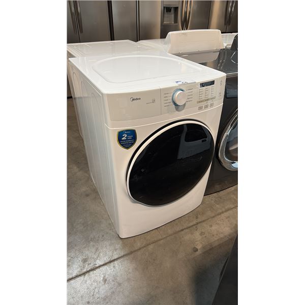 MIDEA MLE52N5AWW 27-INCH FRONT LOAD ELECTRIC DRYER, 8.0 CU. FT., SENSOR DRY, STACKABLE, WHITE FINISH