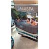 Image 2 : BESTWAY SALUSPA CORONADO 6-PERSON INFLATABLE HOT TUB, 140 AIRJETS, WI-FI CONTROL, DARK GREY