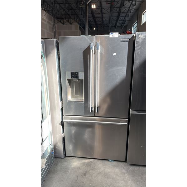 FRIGIDAIRE PRFS2883AF0 36-INCH FRENCH DOOR REFRIGERATOR, 27.8 CU. FT., DUAL ICE, SMUDGE-PROOF STEEL