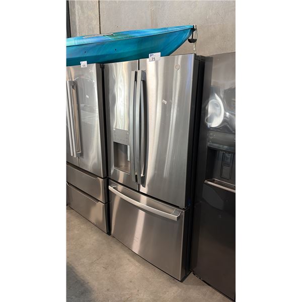 GE GFE26JYMWFFS FRENCH DOOR REFRIGERATOR, 25.6 CU. FT., EXTERNAL DISPENSER, FINGERPRINT RESISTANT