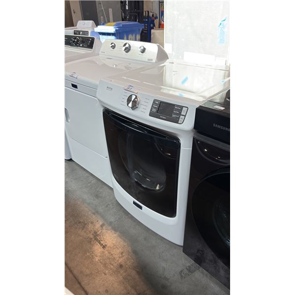 MAYTAG YMED5630HW WHITE 7.3 CU FT EXTRA POWER FRONT-LOAD ELECTRIC DRYER 27"W X 31"D X 38.75"H