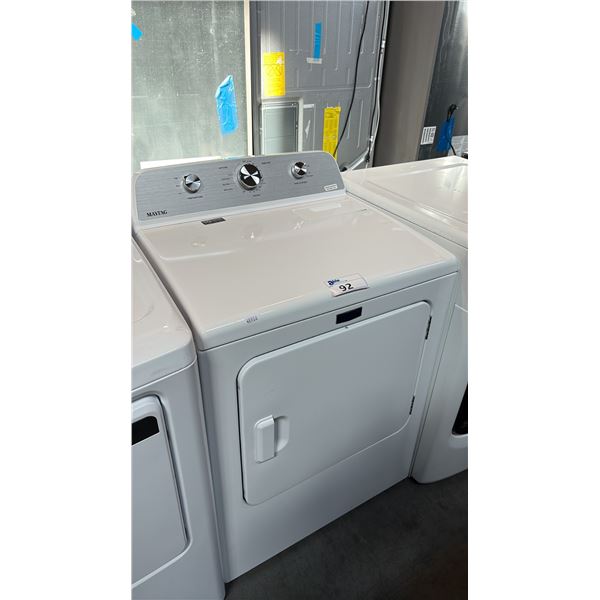WHITE MAYTAG YMED4500MW 7.0 CU FT WRINKLE PREVENT TRADITIONAL ELECTRIC DRYER