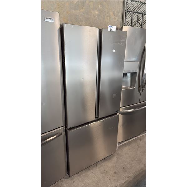 HISENSE RF21A3FSE STAINLESS STEEL 20.8 CU FT SPACE-SAVING FULL-DEPTH FRENCH DOOR REFRIGERATOR